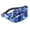 BU1, variant on Fanny Pack for Women and Men Multiple Zipper Camo Waist Bags Adjustable Strap Chest Bag for Travel Hiking Camping Blue