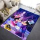 thumbnail image 2 of Alfombra de Mickey Mouse de Disney, bonita figura de Anime, alfombra estampada de Minnie, dormitorio infantil, sala de estar, sofá, felpudo antideslizante, alfombras de suelo, 2 of 5