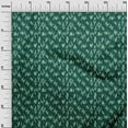 thumbnail image 3 of oneOone Polyester Spandex Teal Green Fabric Brush Stroke Dress Material Fabric Print Fabric By The Yard 56 Inch Wide, 3 of 5