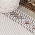thumbnail image 3 of JONATHAN Y HAWAII 2 x 8 Runner Rug, Sebastian Diamond Border - Ivory/Beige, HWC102B-28, 3 of 10