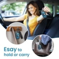 thumbnail image 4 of for Buick Key Fob Cover with Upgraded Anti-lost Luxury Keychains, Fashionable Matte Metallic Silver Soft Case for Enclave Encore Regal Tourx, 4 of 8