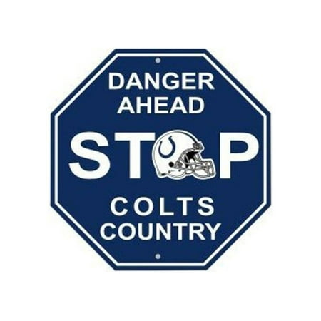 Nfl Pub Sign - NFL Indianapolis Colts Stop Sign