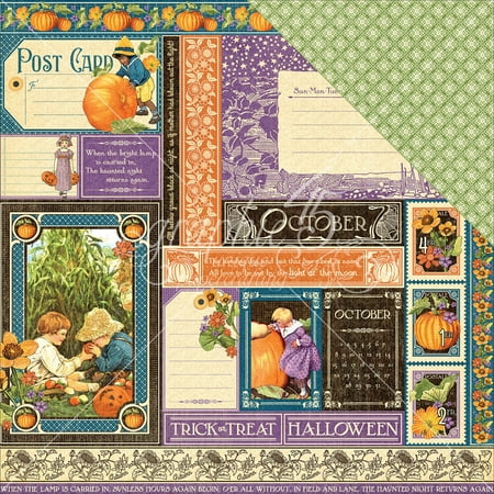 Children's Hour Double-Sided Cardstock 12"X12"-October Collective