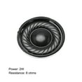 thumbnail image 3 of Unique Bargains 4 Pcs Haut-Parleur à Aimant Interne Rond 8 Ohms 2W 23mm Dia Coque en Acier, 3 of 3