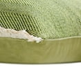thumbnail image 2 of The HomeCentric Decorative Green Pack of 2, 18"x18" (45x45 cm) Throw Pillows, Jute Textured, Jute, Chevron, Lace Throw Pillows For Couch, Chevron, Geometric Pattern Modern Style - Evergreen Jute, 2 of 5