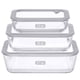 thumbnail image 1 of Set de 3 Recipientes para Alimentos EcoEvo de Vidrio Herméticos, 1 of 7