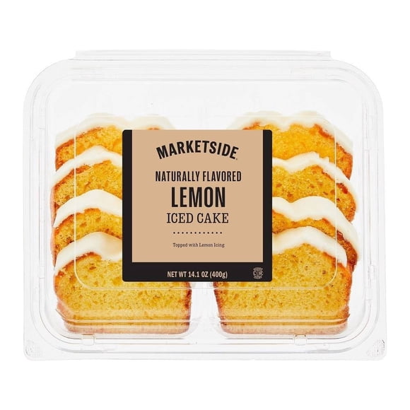 Panqué Marketside de limón rebanado 8 piezas 400 g