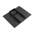 thumbnail image 3 of Soporte para taza de sofá, bandeja para reposabrazos de mesa de centro, bandeja resistente para tazas, accesorios, bandeja para brazo de sofá, soporte negro, 3 of 9
