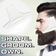 thumbnail image 2 of 6pcs Beard Grooming Care Kit for Men Mustache Beard Oil Balm Wood Comb Brush Facial Nose Ear Hair Trimming Scissors & Beard Guide, 2 of 4