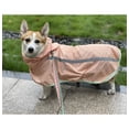 thumbnail image 4 of Xiao Hua Chubasquero impermeable para perros, ajustable, reflectante, ligero y resistente a la lluvia (M, amarillo), 4 of 4
