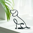thumbnail image 2 of Desk Accessories Clearance! Dog Minimalist Arts Sculpture Personalized Gift Metal Decoration, 2 of 7