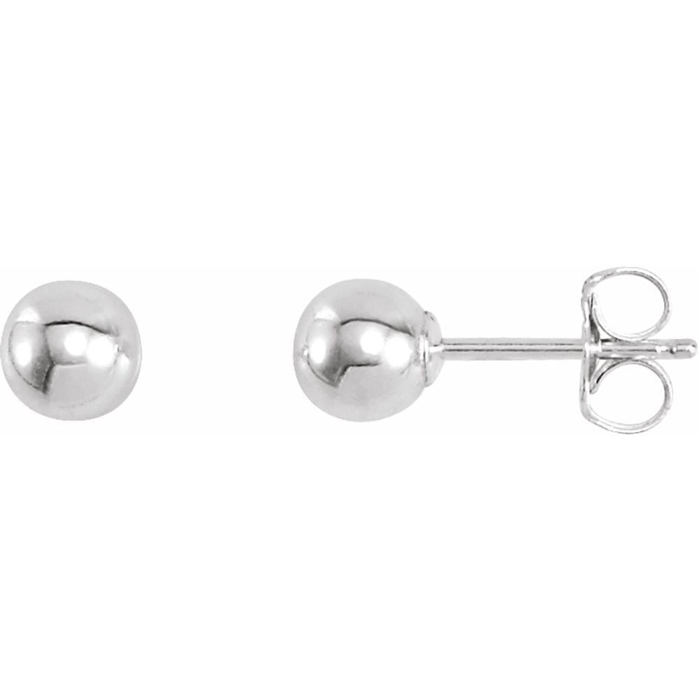 Sterling Silver Polished 7.0mm Ball Earring