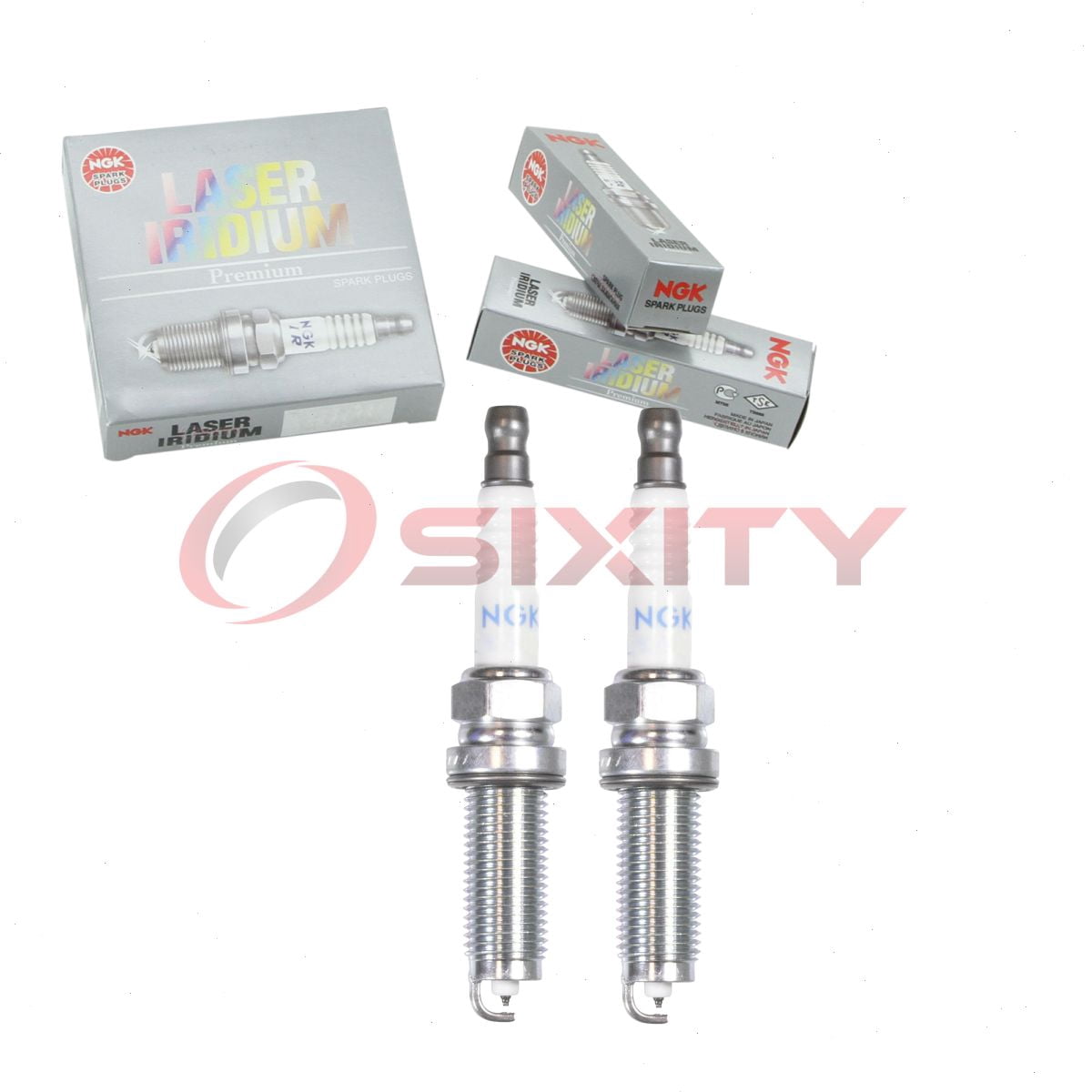 2 pc NGK 95112 Laser Iridium Spark Plugs for 12290-59B -0030 12290-59B-003 3502 SXE24HCR8S Ignition Wire Secondary