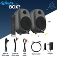 thumbnail image 3 of Altavoces de estantería PYLE, monitor de estudio Bluetooth de 60 W, 3 of 8
