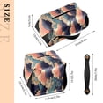 thumbnail image 2 of Waves and Clouds Tissue Box Cover Leather Square Rectangle Tissue Box Holder for Bathroom Living Room Desk Office Decor, 2 of 7
