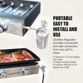 thumbnail image 4 of Blackstone Regulator, Griddles Regulator,Replacement for Blackstone 17" and 22" Tabletop Griddles，Griddle Regulator Replacement Parts Connect 1 lb to 20 lb Propane Tank, 4 of 6
