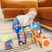 Melissa & Doug Ks Kids Match and Build Soft Blocks Set