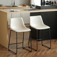 thumbnail image 2 of GDF Studio Havelton Indoor Counter Stool, Cream, 2 of 9