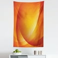 thumbnail image 1 of Orange Tapestry, Colorful Smooth Twist Lines Sun Abstraction Energy Flow Waves Curves Art, Fabric Wall Hanging Decor for Bedroom Living Room Dorm, 5 Sizes, Dark Orange and Yellow, by Ambesonne, 1 of 1