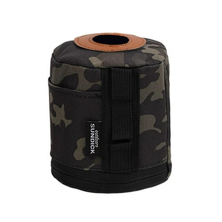 Clerance! Large Size 450g Black Camouflage Mountain Range Passenger Ship Outer Field 230 Air Cans Mantle Protection Mantle Thermal Insulation Mantle 450 Air Cans Storage Bag