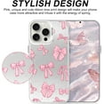 thumbnail image 2 of Coquette Bow Phone Case for iPhone 13 Pro Max, Cute Pink Ribbon Bow Aesthetic Case for Women Girls - Pink, 2 of 12
