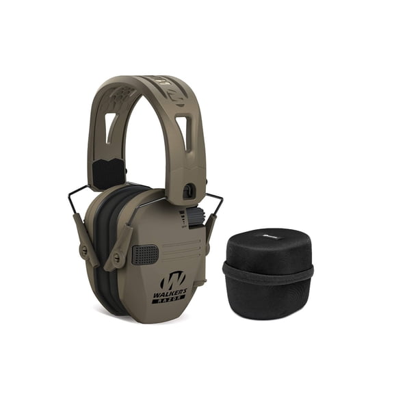 Walkers Razor Tacti-Grip with Rubber Headband (Earth) w/ Protective Case