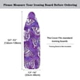 thumbnail image 5 of HELLHERO Ironing Board Cover Elastic Edge Non-Slip Protection Covers, Purple Butterflies, 5 of 5