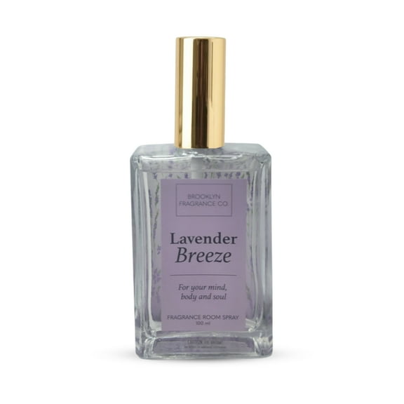 Brooklyn Fragrance Co. Ombre Spa Room Spray – Premium Lavender Breeze Scent - Long lasting Fragrance for Home, Office or Bathroom – Air Freshener Rectangle Spray bottle – 100 ml