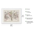 thumbnail image 2 of Map of the World - On the Mercator Projection - Exhibiting the American Continent at its Center - Vintage Map c.1887 - Japanese Unryu Rice Paper Art Print (Unframed) 17 x 22 in, 2 of 4