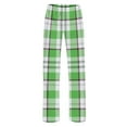 thumbnail image 2 of OGLCCG Kids Girls Wide Leg Pants Elastic Waist Baggy Plaid Sweatpants Casual Loose Long Yoga Pants with Pockets for Teen 4-14 Years, 2 of 7