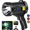 thumbnail image 1 of GRM Super Bright Handheld Spotlight Flashlight LED High 5000 lumens Rechargeable, 1 of 7