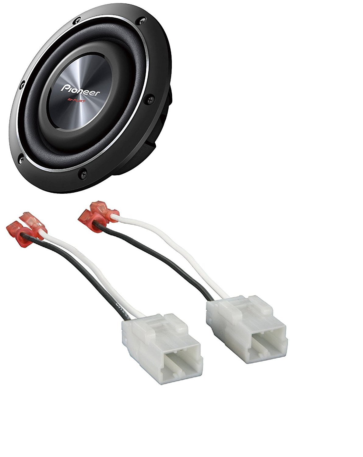 Pioneer TSSW2002D2 600 Watts 8" Dual 2 Ohm Shallow Mount Car Truck