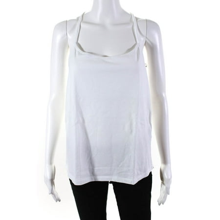 

AMO Womens New Square Neck Cami - White Size XL