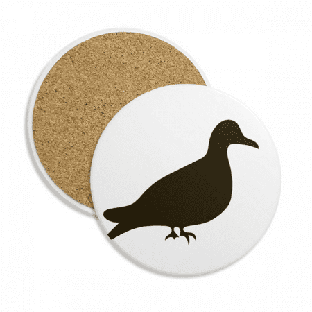 

Black Pigeon Animal Portrayal Coaster Cup Mug Tabletop Protection Absorbent Stone