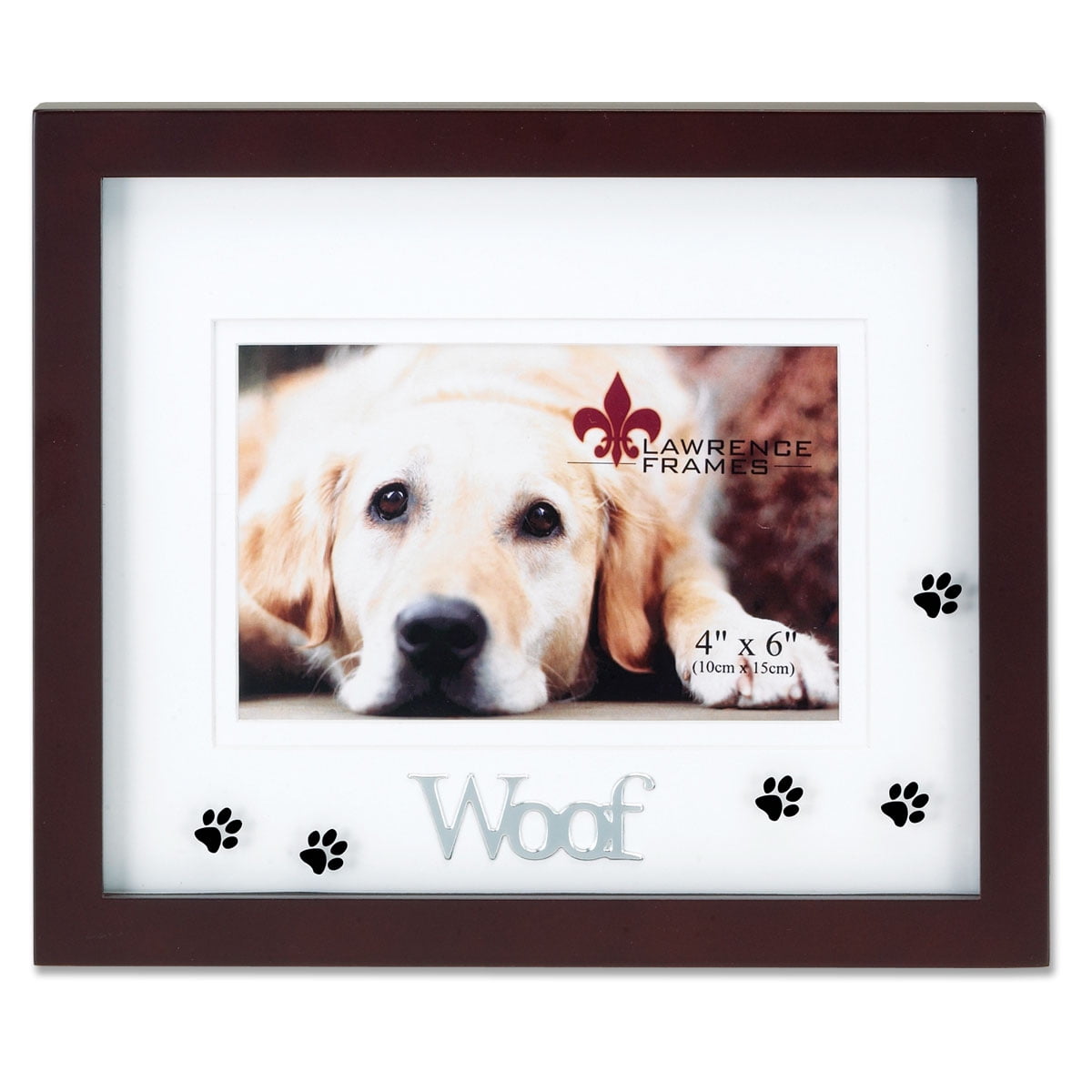Malden WOOF warm heart 4x6 Life Expressions Frame Cold nose