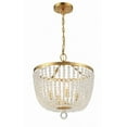 thumbnail image 6 of Crystorama Rylee 4 Light Antique Gold Chandelier - 16.5'' W x 17'' H, 6 of 9