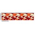 thumbnail image 2 of Ambesonne Modern Fabric by the Yard Upholstery, Spiral Abstract Stripes, 10 Yards, Orange Ruby Ivory, 2 of 4