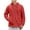 Red, variant on Mens Jackets Hooded Zipper Coats Pocket Casual Solid Color Long-Sleeved Jacket Coats for Men