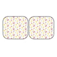 thumbnail image 7 of Naloa Tropical Fruit 2 Piece Foldable Car Sun Shades, Car Windshield Sunshade, Front Window Sunshade for Car, Truck, SUV - Small, 7 of 7