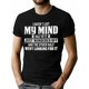 thumbnail image 1 of I HAVEN'T LOST MY MIND Print, Men's Fit T-shirt, Leisurely Comfy Tees For Summer, Men's Clothing Tops For Daily Activities, 1 of 8