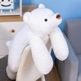 thumbnail image 4 of Peluche SNOWOLF, oso gigante pesado, 100 cm, de peluche blanco, 4 of 7