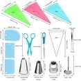 thumbnail image 5 of BSHAPPLUS® Piping Bags and Tips Set, 72 Pcs Cake Decorating Supplies Kit,Cake Decoration Kit with 20 Frosting Bags, 42 Icing Tips Pastry, Cookie, Cupcake and Baking Supplies, 5 of 10