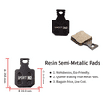 thumbnail image 5 of 24 Pairs Resin Bicycle Disc Brake Pads for MT5 MT7 Caliper,Sport EX, 5 of 5
