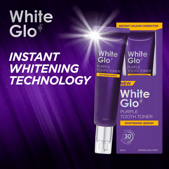 White Glo Purple Tooth Toner Serum