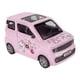 thumbnail image 3 of Mini juguetes Coches Electrónica de mano Puerta que se puede abrir Dibujos animados Portátil Niño pequeño Empuje Vehículos para decoración de juegos Rosa CUTICAT Coche de carreras, 3 of 8