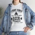 thumbnail image 7 of I Light Fires and Make Beer Disappear What's Your Superpower Shirt -ID: 599, 7 of 7