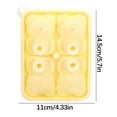 thumbnail image 2 of Teddy Bear Ice Molds, Cute 3D Bear Ice Cube Making Molds Make Lovely 3D DIY Drink Ice for Coffee Milk Juice Cocktail Bear Candy Soap Candle Chocolate Mold for Making Frozen Cocktail Whiskey Coffee, 2 of 5