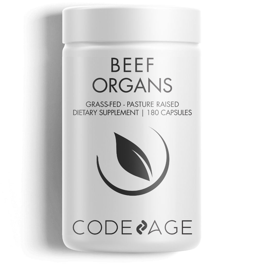 Codeage GrassFed Beef Organs Supplement, Freeze Dried, NonDefatted