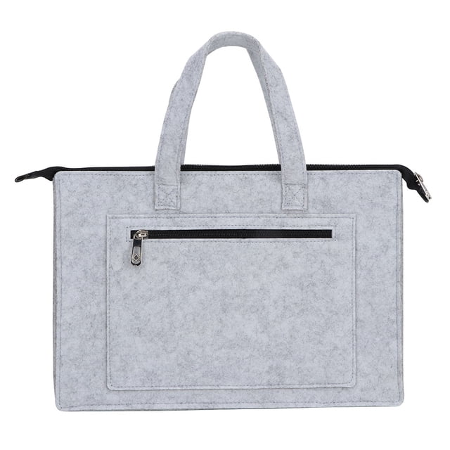 Bolsa protectora de fieltro para portátil, con asa, resistente a golpes (13")