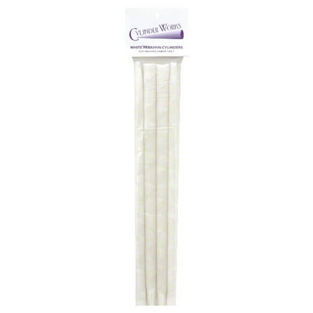 Cylinder Works Ear Candles with 4 Sticks, White Paraffin, 1 Ct